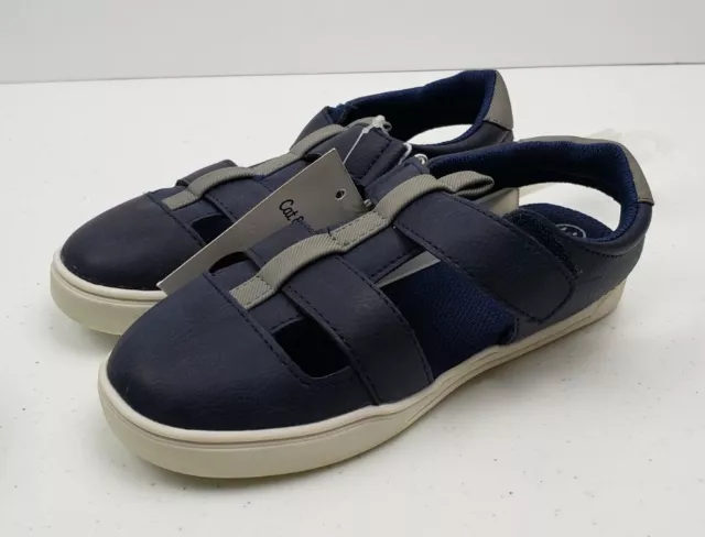 Cat & jack Sandals "London" Fisherman Toddler Navy Blue Boys Size 11 NWT