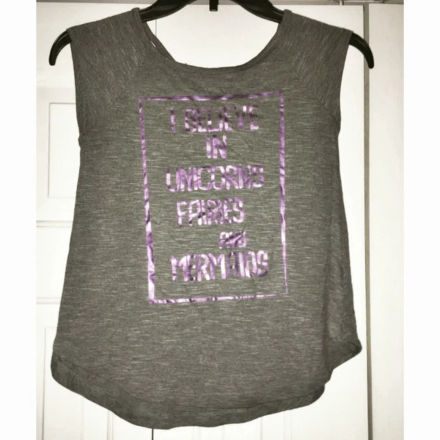 SALE SO Brand Girls Short Sleeves Graphic Print Shirt Size 7/8 MEDIUM Great Cond