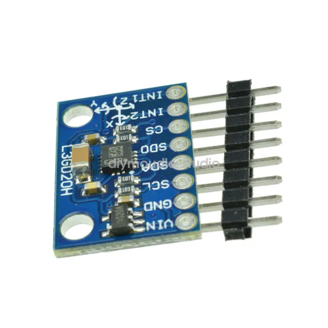 L3GD20H 3-Axis Gyro Carrier SPI & I2C up to ±20 with Voltage Regulator