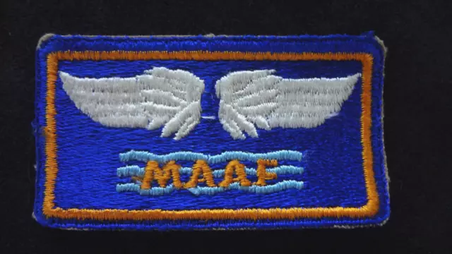 WWII US Army MAAF Mediterranean Allied Air Force Patch Cut Edge No Glow 3