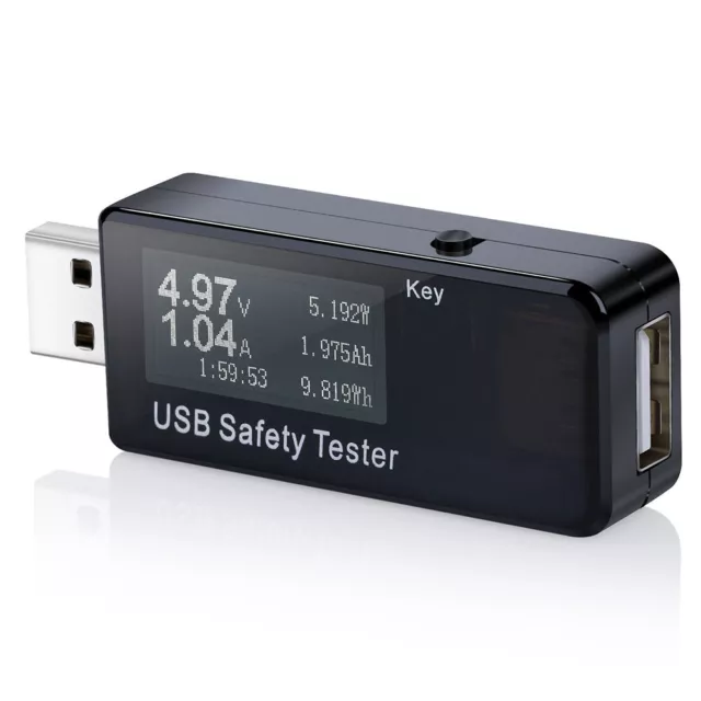 USB Digital Tester Current Voltage   5.1A 30V Amp Voltage Meter D8E5