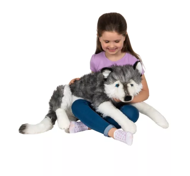 New 70cm Ellie the Husky Dog Plush Soft Toy Christmas present