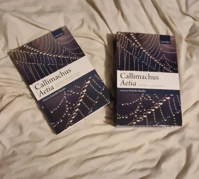 CALLIMACHUS: AETIA: 2 Volume Pack by Annette Harder NEW £302.32 ...