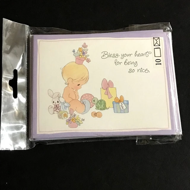 Hallmark Precious Moments Cards Baby Shower Cards Thank You Note Cards Blank