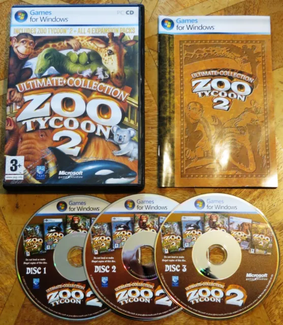 ZOO TYCOON 2 -ULTIMATE COLLECTION (PC DVD-ROM) - Base Game & 4 Expansions