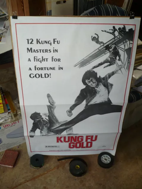 KUNG FU GOLD, orig 1-sh / movie poster [1975 martial arts]