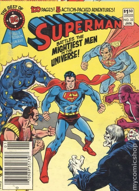 Best of DC Blue Ribbon Digest Canadian Price Variant #32 GD/VG 3.0 1983