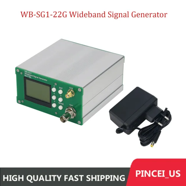 WB-SG1-22G Wideband Signal Generator 1Hz-22G RF Signal Source Device Adjustable