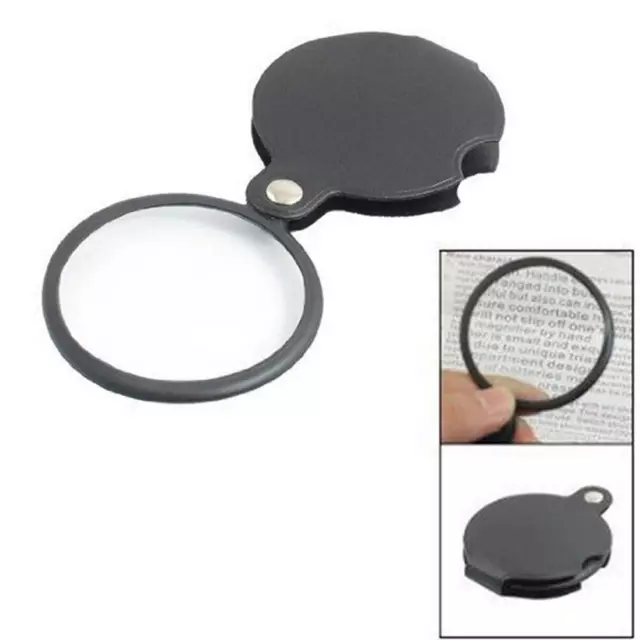 Mini 10X Folding Pocket Jewelry Magnifier Magnifying Glass-Loupe Eye FAST