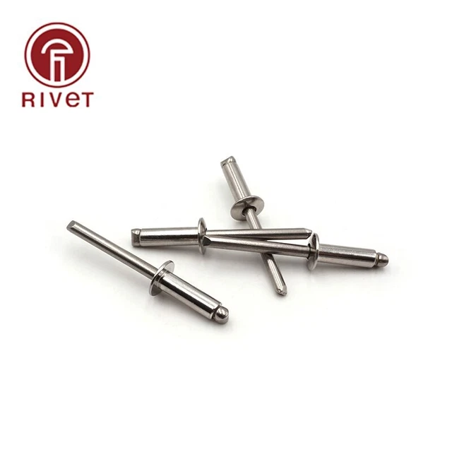 DIN IOS15983 50/100PCS M4.8 Blind Rivet Round Head Open Type Csk Head Pop Rivet