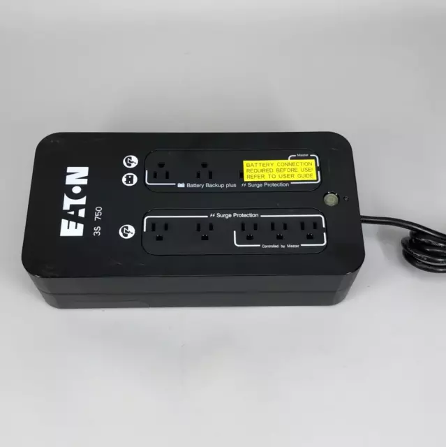 Eaton 3S 750VA / 450W Home/Small Office Battery Backup & Protection 3S750