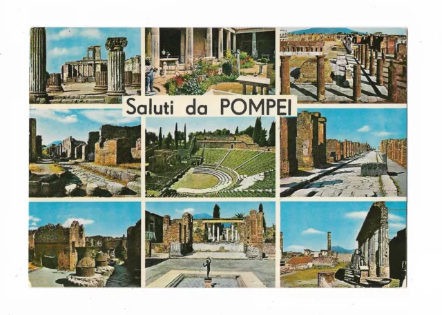 NAPOLI (132) - Saluti da POMPEI (Vedute) - FG/Vg 1982