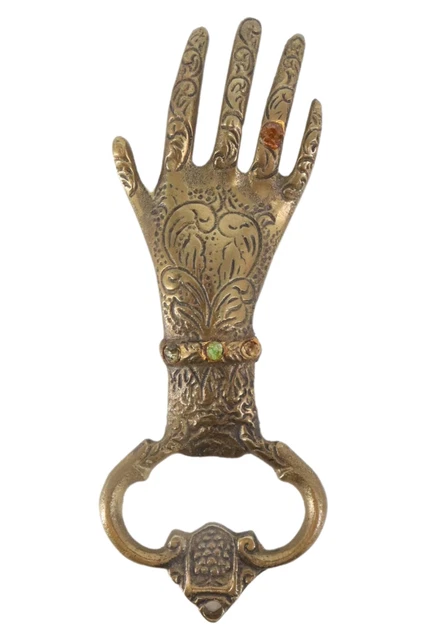 Apribottiglie dorato in ottone - elegante & pregiato