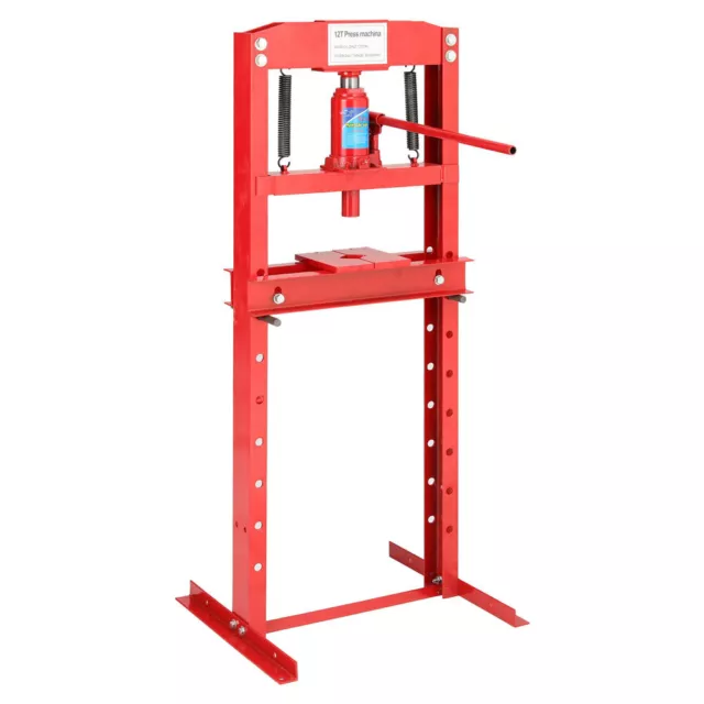 Hydraulic Bench Press 12 Ton Heavy Workshop Garage Car Bearing Heavy Duty Tools 2