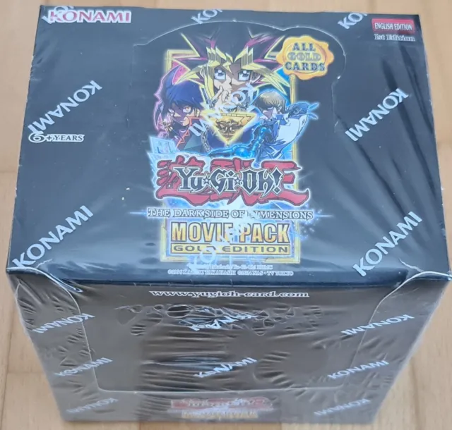 YuGiOh! Dark Side of Dimensions Movie Pack Gold Edition Collection Box 1st Ed.