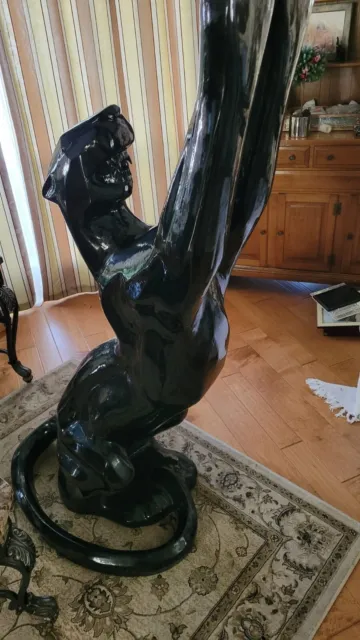 vintage panther statue