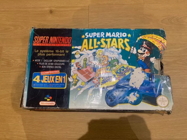 Console Nintendo Super Nintendo Snes Pack Super Mario All Stars En Boite