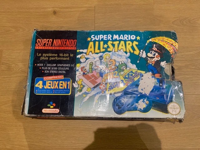 Console Nintendo Super Nintendo Snes Pack Super Mario All Stars En Boite