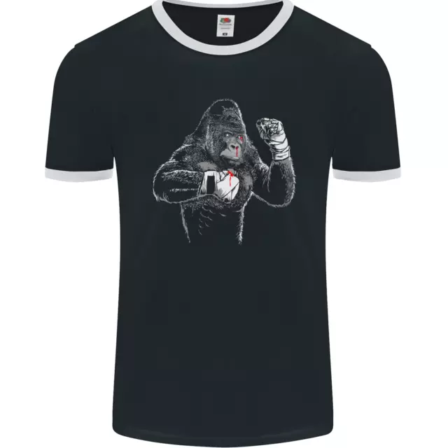 T-shirt boxe gorilla MMA arti marziali miste pugile uomo ringer fotol