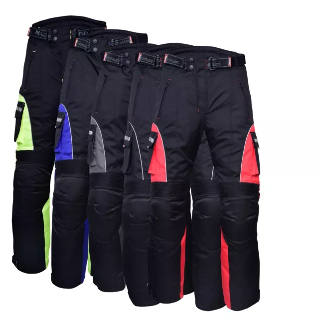 Moto Impermeable Cordura Textil Pantalones Armours Reflector