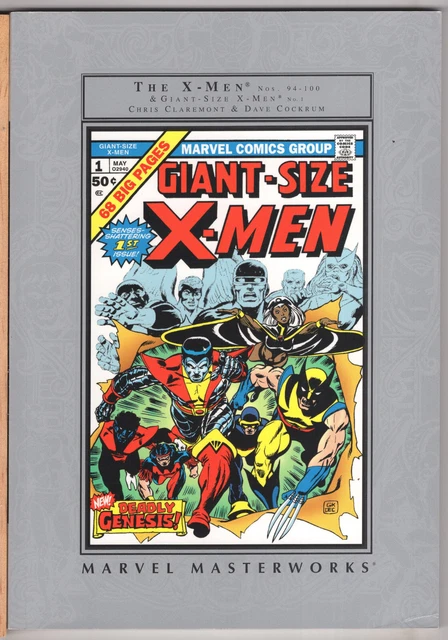 Marvel Masterworks Uncanny X-Men vol 1 tpb, B & N ed., Claremont, Wein, Cockrum