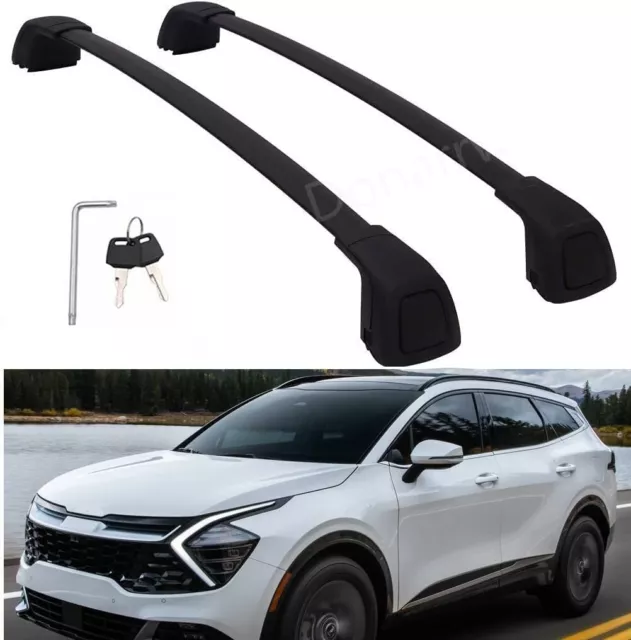 CUSTOMIZED FOR KIA Sportage 2023 2024 Roof Rack Rail Cross bar luggage