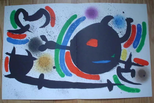JOAN MIRO - Original  Lithograph From 1972 Joan Miro Lithographe Volume 1