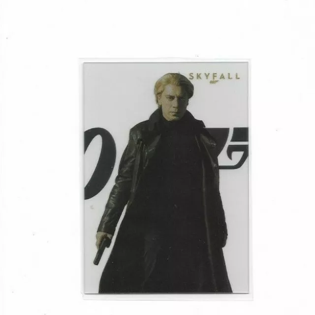 James Bond 50th Anniversary Series 2 Skyfall Acetate Chase Card SF3 - SILVA