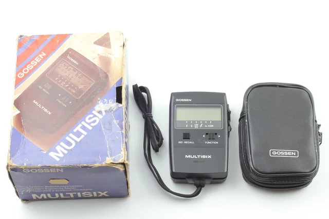 BOXED [Unused] Gossen Multisix Light Meter From JAPAN