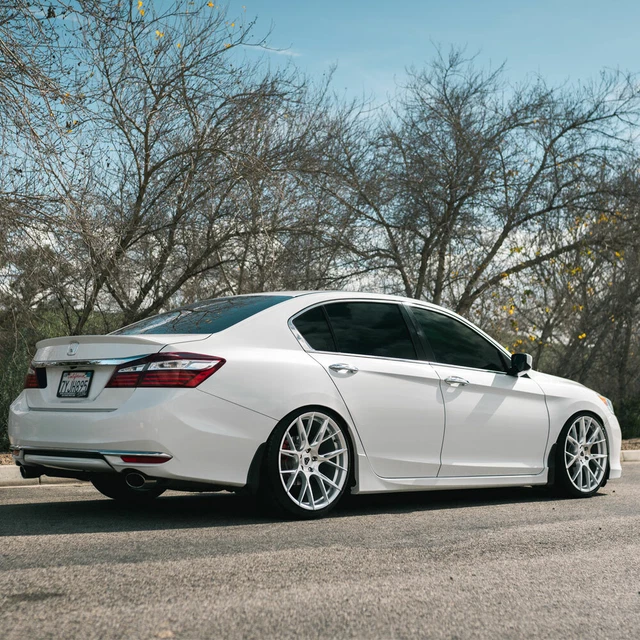 19& BLAQUE DIAMOND BD-F18 Silver Forged Wheels Rims Fits Honda Accord ...