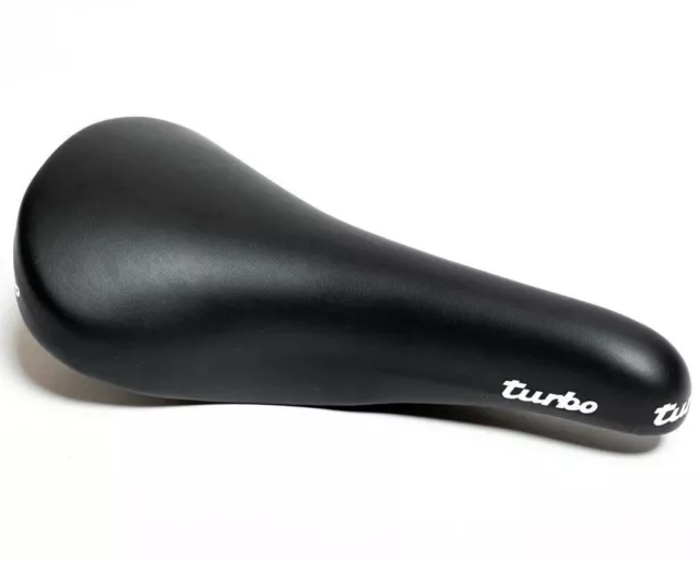 NEW SELLE ITALIA Turbo 1980 Vintage Bicycle Saddle FeC Alloy Rails: BLACK