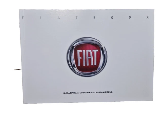 Manuale Uso e manutenzione Fiat 500X. Guida rapida.