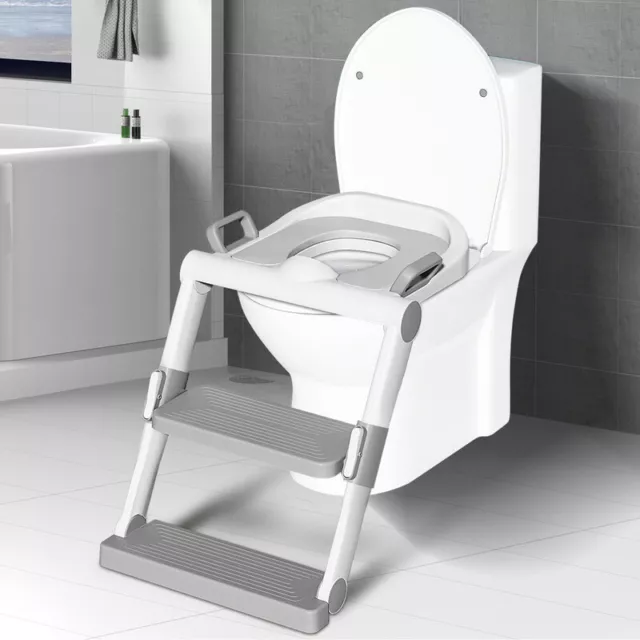 Toilettentrainer Toilettensitz Kinder WC Sitz Klositz mit Treppe Baby Töpfchen