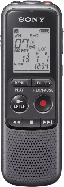 Sony ICD-PX240 MP3 Mono Digital Voice Recorder with 4 GB Internal Memory and Lon