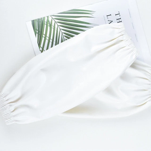 PU sobre mangas brazo cubierta protectora aceite resistente al agua manguitos elásticos