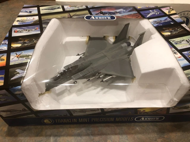 Maquette Franklin Mint Armour 1/100 - F-15 Strike Eagle USAF Desert Storm (B11B056, Diecast)