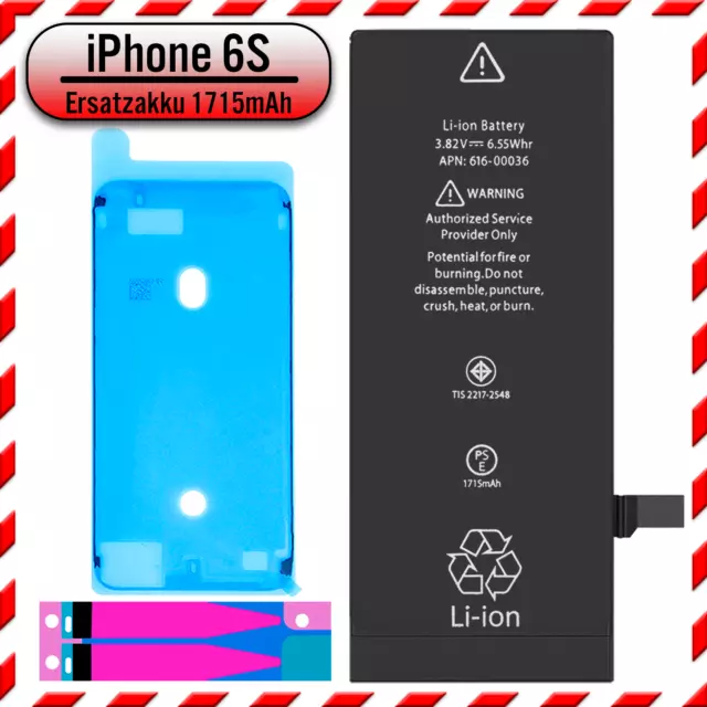 Akku f. Apple iPhone 6S - original Erstausrüsterqualität - OEM Batterie Accu NEU