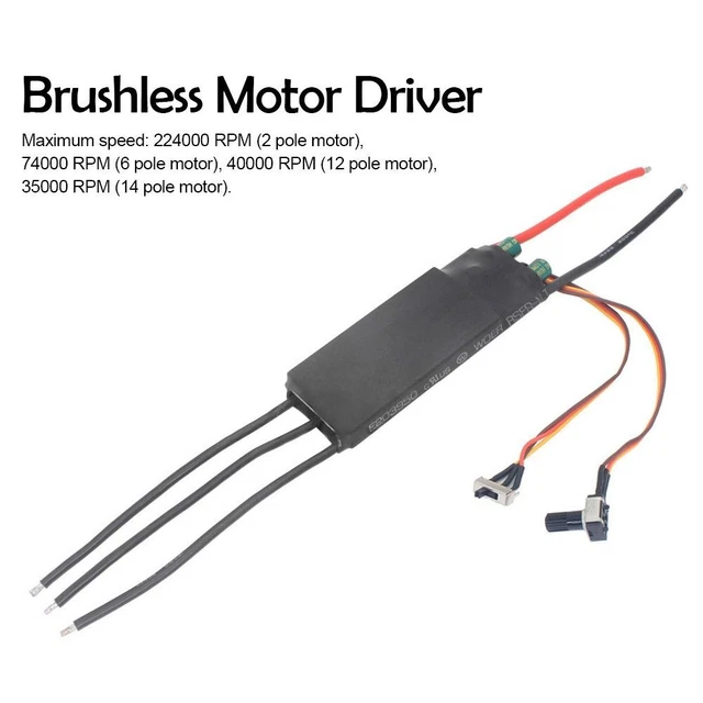 DC 6-60V 400W BLDC Motortreiber - Bürstenloser 3-Phasen Motor Controller Mit PWM Steuerung