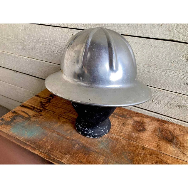 Hard hat silver construction wear costume adjustable size