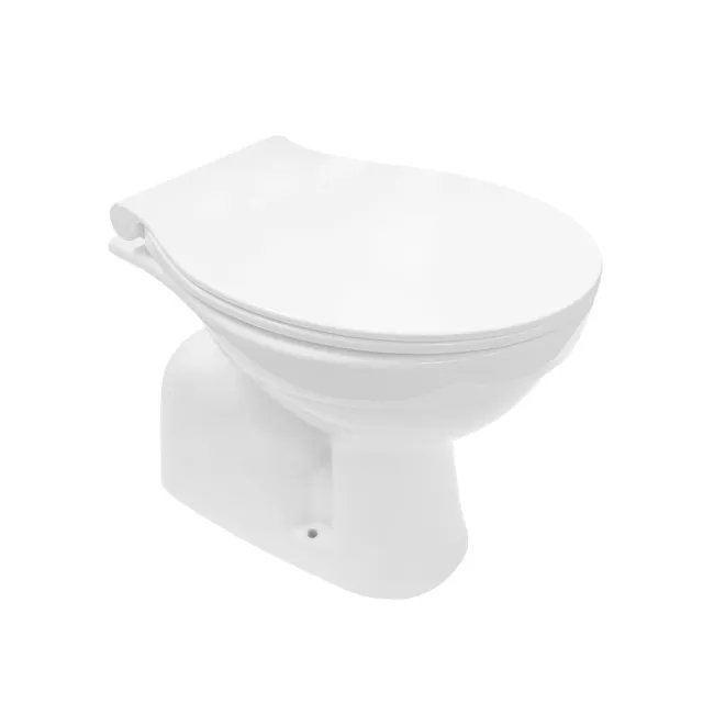 Stand WC Taharet/Bidet Funktion Abgang Senkrecht Boden + Softclose Deckel