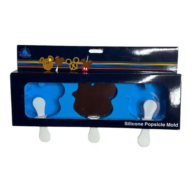 NEW Disney Parks Mickey Mouse Ice Cream Bar Silicone Popsicle Mold