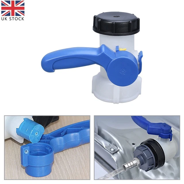 62MM IBC TOTE Tank Butterfly Valve Taps Water Adapters IBC Tank Water