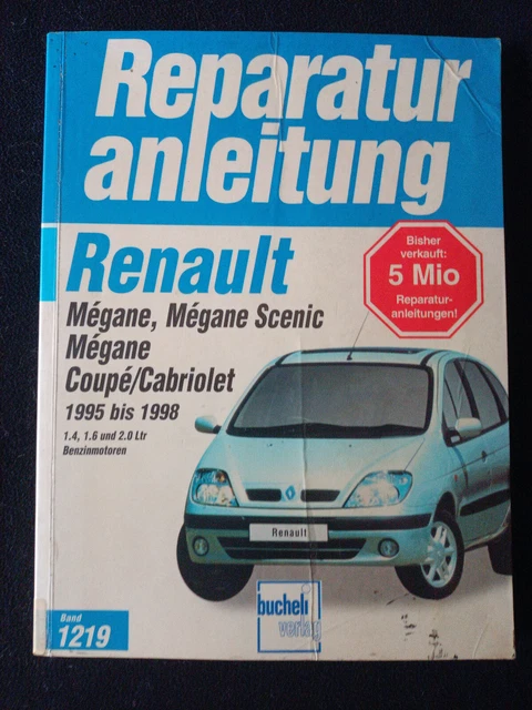 Reparaturanleitung Renault Megane Scenic – Buch Mit Wartungs- Und Reparaturtipps, Auf Deutsch