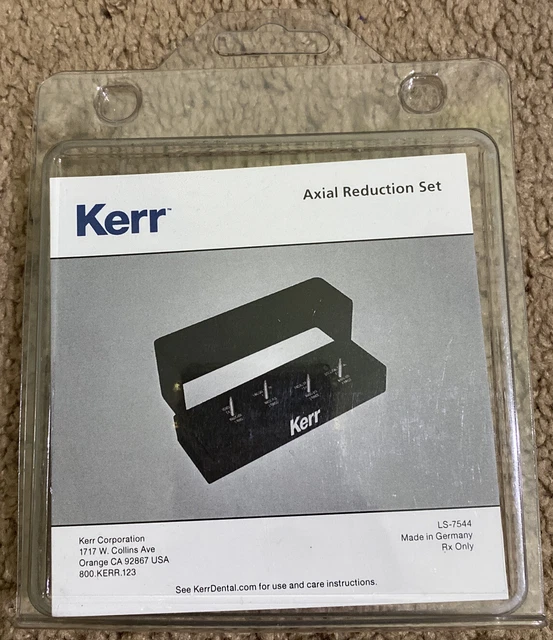 Kerr Axial Reduction Set Bur Block for Crown Preps Logic Set LS-7544