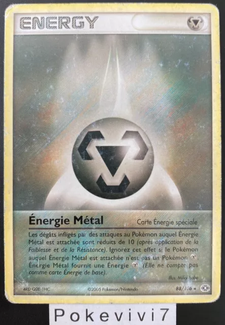 Carte Pokemon ENERGIE METAL 88/106 Rare Bloc EX EMERAUDE FR OCCASION
