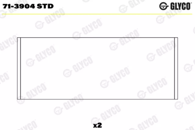 Pleuellager GLYCO 71-3904 STD für AUDI VW SEAT ANY BXE SKODA BLS AYZ 2KA CADDY 3