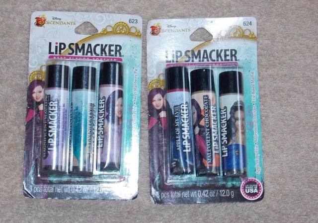 3 Lip Smacker Disney DESCENDANTS Choose Your Favorite Lip Balms .42 oz New