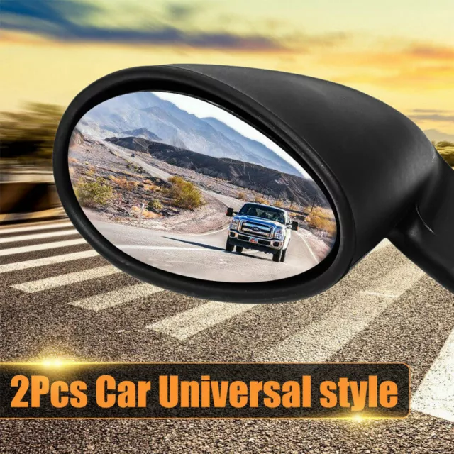 2PCS California Mirrors Rearview Universal Custom Hot Rod Classic Fiat Vitaloni