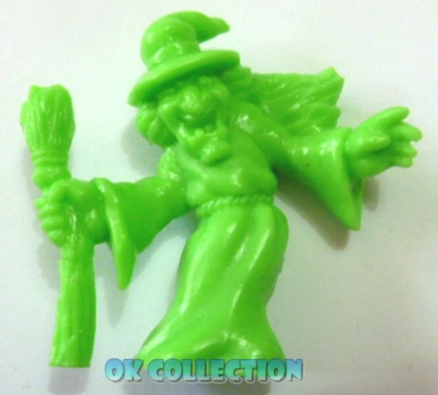 MONSTER IN MY POCKET : Witch Strega nbr.44 neon green verde acceso.