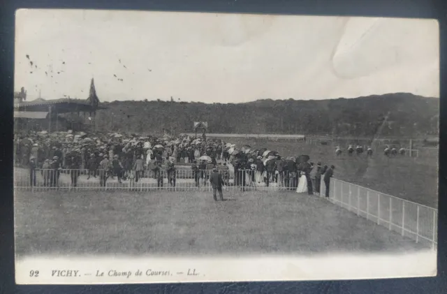 CPA Vichy Le Champ De Racing Racecourse 1915 Allier